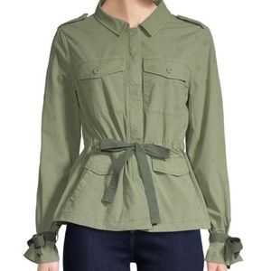 NWOT ANTHROPOLOGIE SANCTUARY OLIVE GREEN JACKET